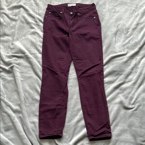 GAP Women's Skinny Jeans - Deep Purple